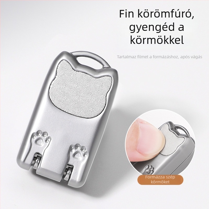 Mini összecsukható rozsdamentes acél körömvágó