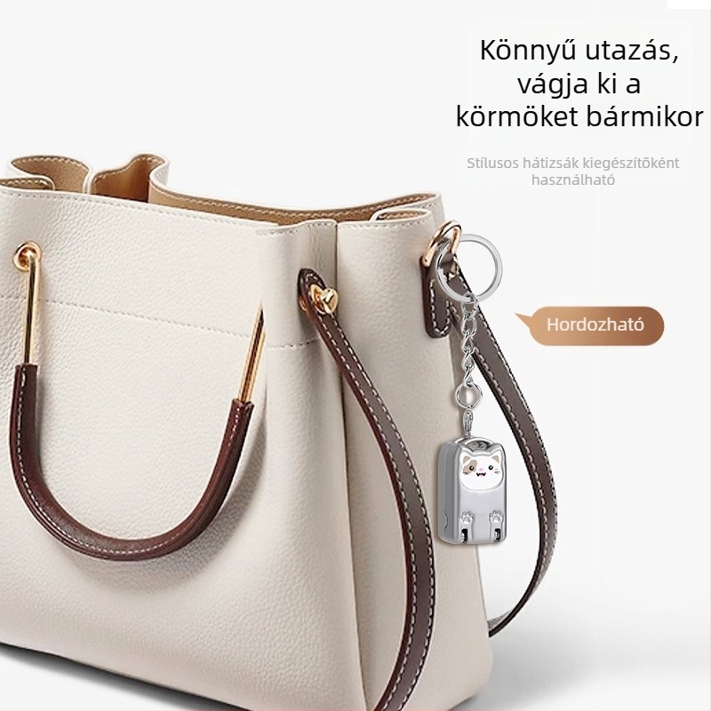 Mini összecsukható rozsdamentes acél körömvágó