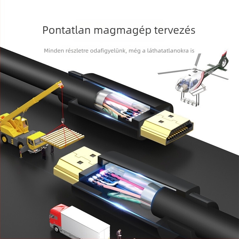 Superior Y-C137U HDMI 2.0 kábel, 4K támogatás, aranyozott csatlakozók, oxigéntől mentes réz, HDMI típus A, hossz 1–30 m