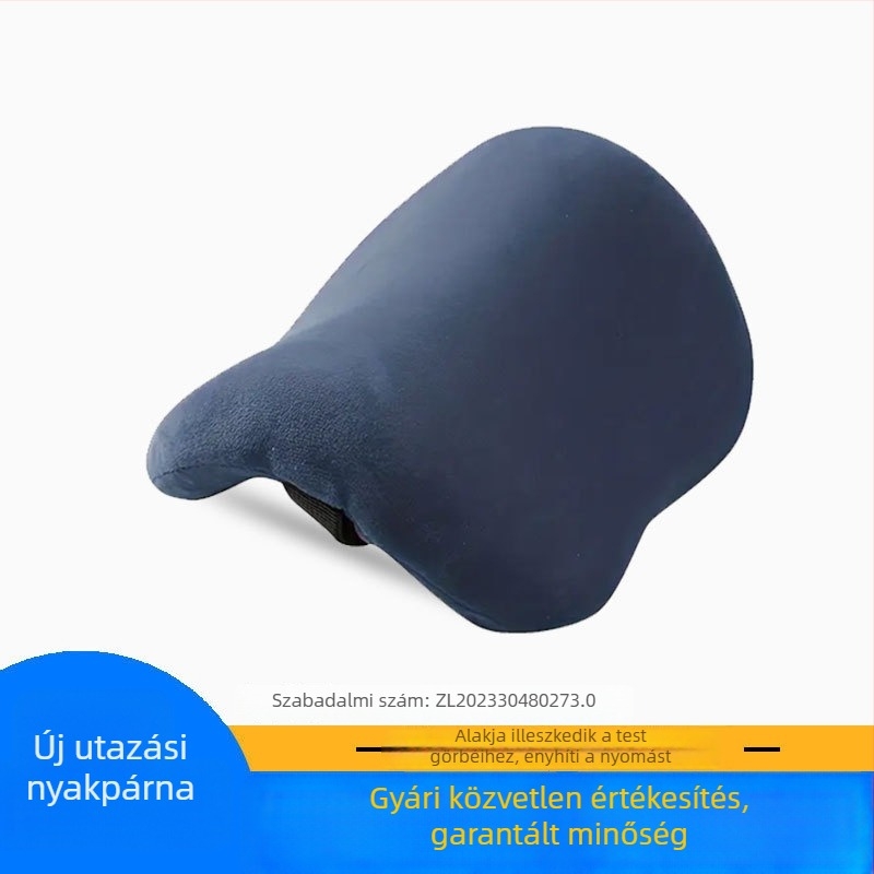 Minfan memóriahabos nyakpárna – U-formájú utazási nyakpárna iroda, tanulás és alvás számára, hordozható