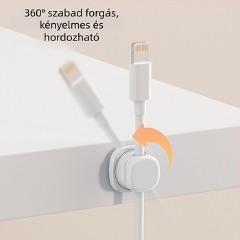 Asztali kábelkezelő – Műanyag, Egyszerű és modern stílus, Micrometer márka, Asztali tárolásra, 2025-ben piacra kerül