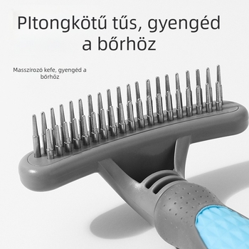 DT1189 Műanyag kutyaápoló fésű – szőrzet eltávolítására, gondozás, 100 darabos csomag