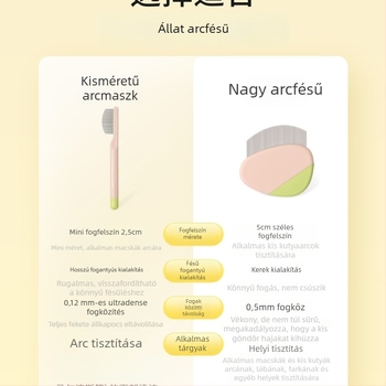 Linchen Ápoló fésű háziállatok számára – könnypigmentek alatti terület ápolására, macskák és kutyák számára; Anyag: Egyéb