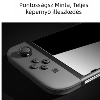 Nintendo Switch Edzett üveg kijelzővédő – 0,3 mm, 7 hüvelyk, HD