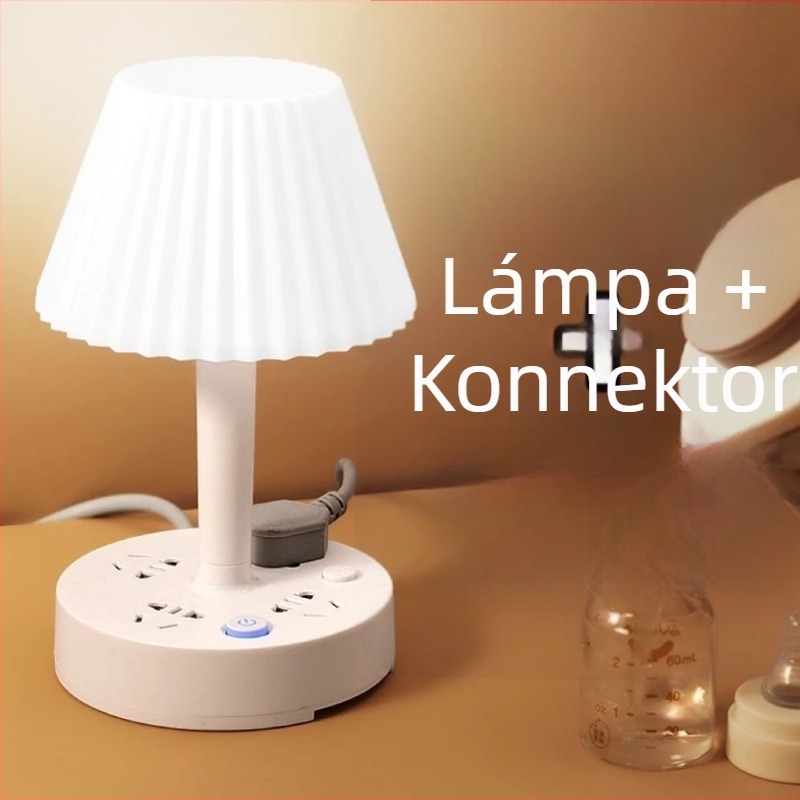 Körbefogó kialakítású asztali lámpa, lágy fény szemkímélő, tanuló asztali lámpa (5V beépített akkumulátor, CRI ≥95, fém árnyékoló, hangvezérlés)