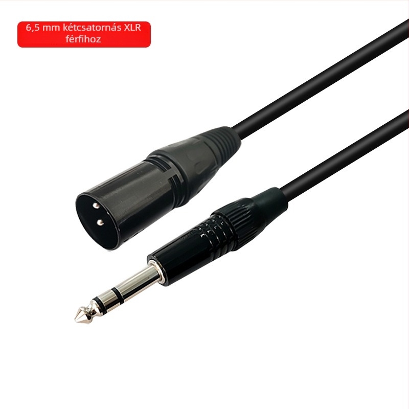 Easy Barium 6,5 mm-től XLR-ig balancolt audiókábel, háromvezetékes, nikkelezett csatlakozók, OFC rézvezetők