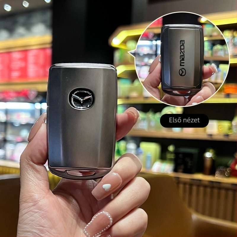 Mazda3 kulcs tok TPU – kompatibil CX4/CX5/CX30/Atenza – egyszerű stílus