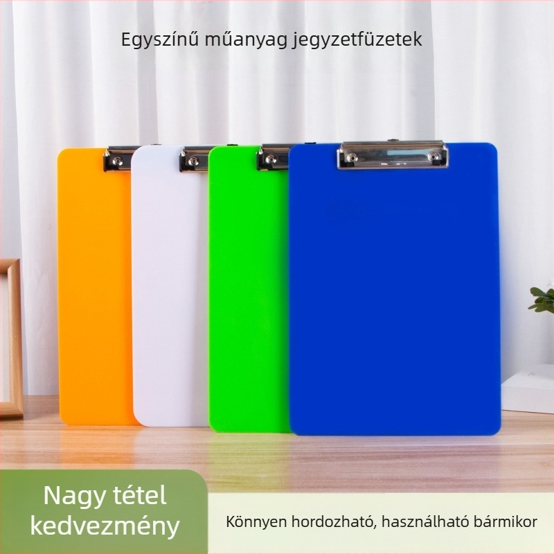 PP műanyag rögzítő tábla Power clamp és Panel clamp kombinációval, lemez vastagsága 1,4 cm, különböző csipeszméretek