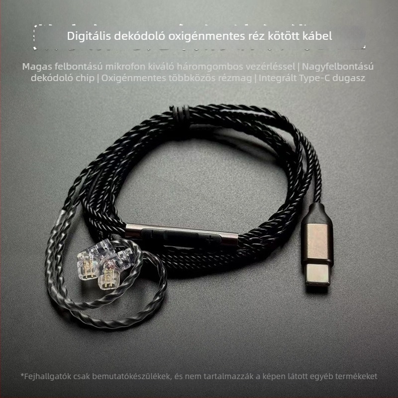 Cca JT2 lapos Type-C interfész kábel ezüstözött réz vezetővel, CE tanúsítvány