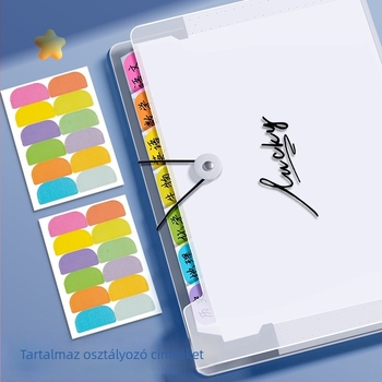 PP-anyagú A4-es mappa, többszintű akordeon rekeszekkel, 8/12 rekesz, 45C vastagság, logónyomtatás, testreszabás elérhető