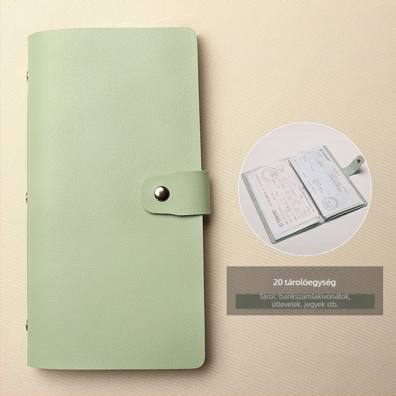 PU műbőrből készült multifunkcionális kártya- és bankjegytároló — univerzális modell (Anyag: PU műbőr; Logó: domborítás/szitanyomtatás; Feldolgozás: támogatás; Típus: bankjegy tároló)