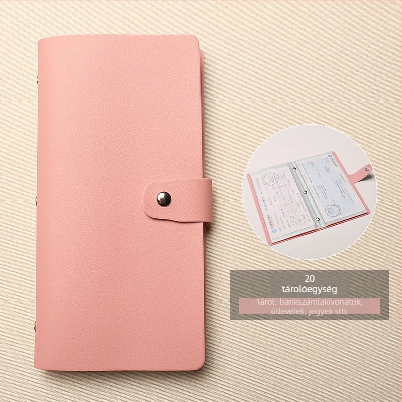 PU műbőrből készült multifunkcionális kártya- és bankjegytároló — univerzális modell (Anyag: PU műbőr; Logó: domborítás/szitanyomtatás; Feldolgozás: támogatás; Típus: bankjegy tároló)