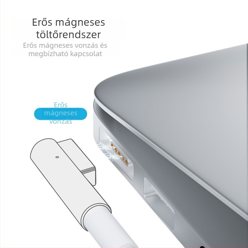 Type-C→MagSafe 1/2 töltőkábel MacBook Air/Pro-hoz, modell PD-MG1, 1,8 m hosszú, 2021-ben piacra került.