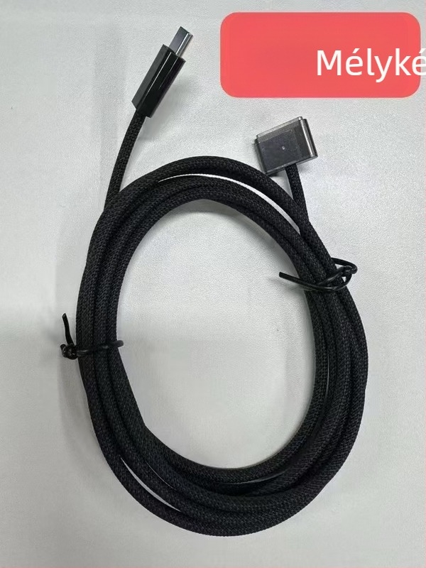 USB-C-től MagSafe 3-ig mágneses töltőkábel MacBookhoz, 140W, 1,8 m hosszú, OEM modell 1650