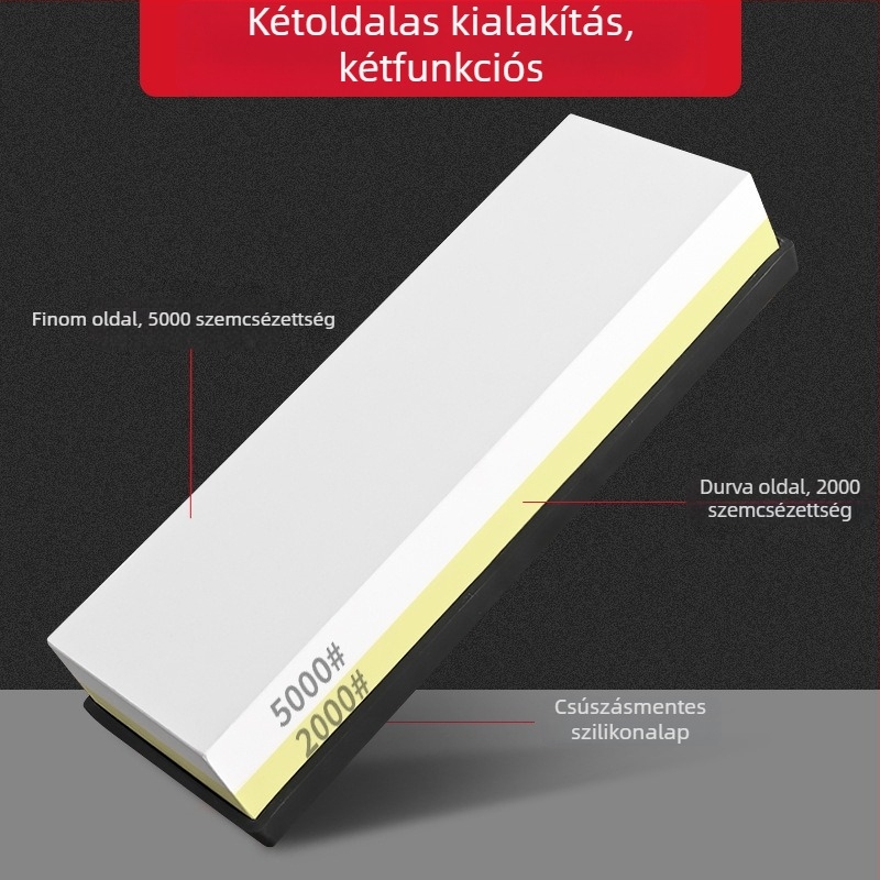 Késeknél élező rúd – magas széntartalmú acél, kézi használat, konyhai élező, 2021 nyári bevezetés, testreszabás elérhető, modern minimalista stílus