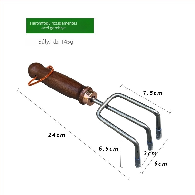 Kerti lapát rozsdamentes acélból, fa nyéllel, BD-GT088, kertészkedéshez, növényeknek cserepben és háztartási használathoz (feldolgozás testreszabható: Igen)