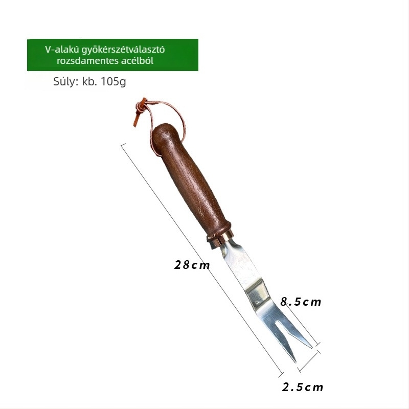 Kerti lapát rozsdamentes acélból, fa nyéllel, BD-GT088, kertészkedéshez, növényeknek cserepben és háztartási használathoz (feldolgozás testreszabható: Igen)