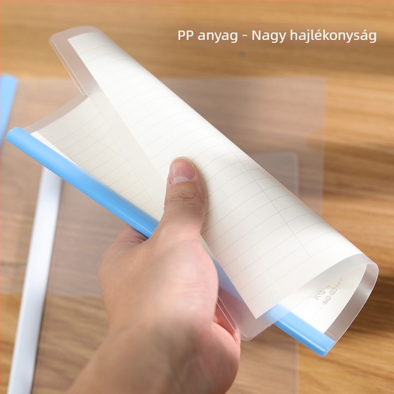 Kobest karos záras mappa – többszintű átlátszó dokumentum mappa, 10 darabos készlet, PP anyag, lemez vastagsága 0.17 mm