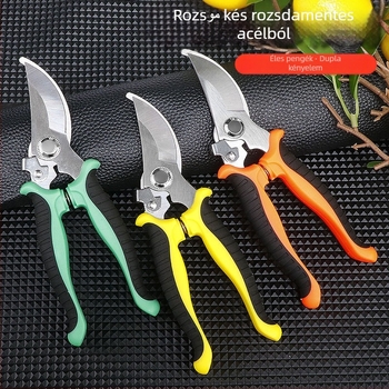 Ágvágó olló, gyümölcsszedő olló és bonsai metszőolló a gyümölcsfák kertészkedéséhez