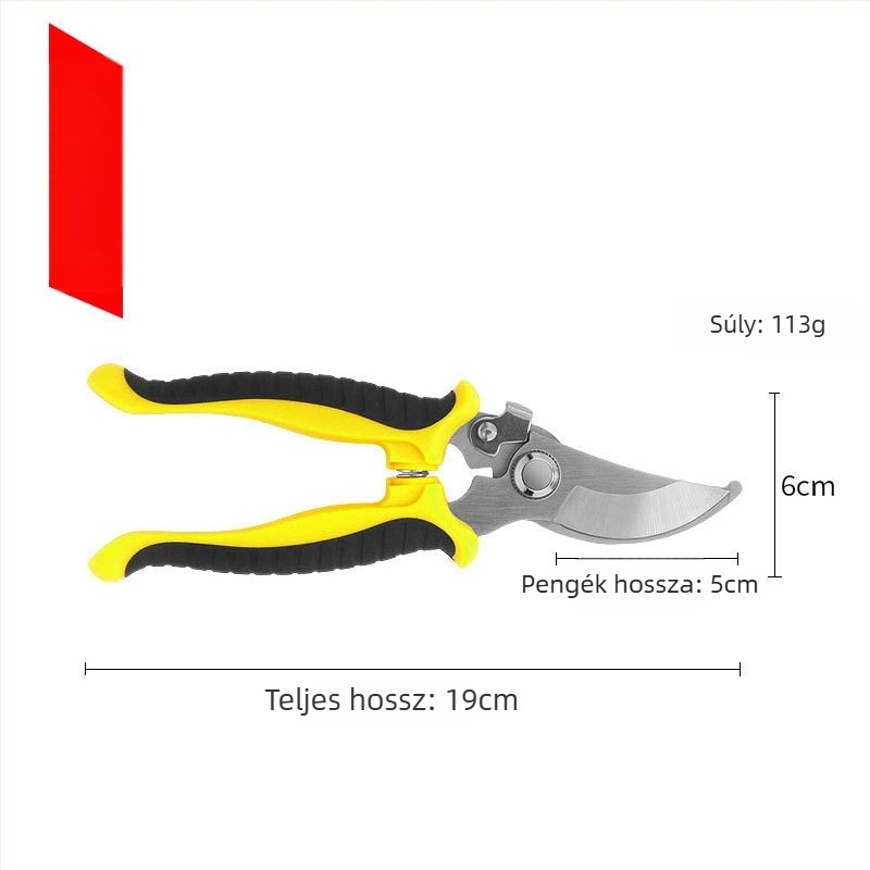Ágvágó olló, gyümölcsszedő olló és bonsai metszőolló a gyümölcsfák kertészkedéséhez