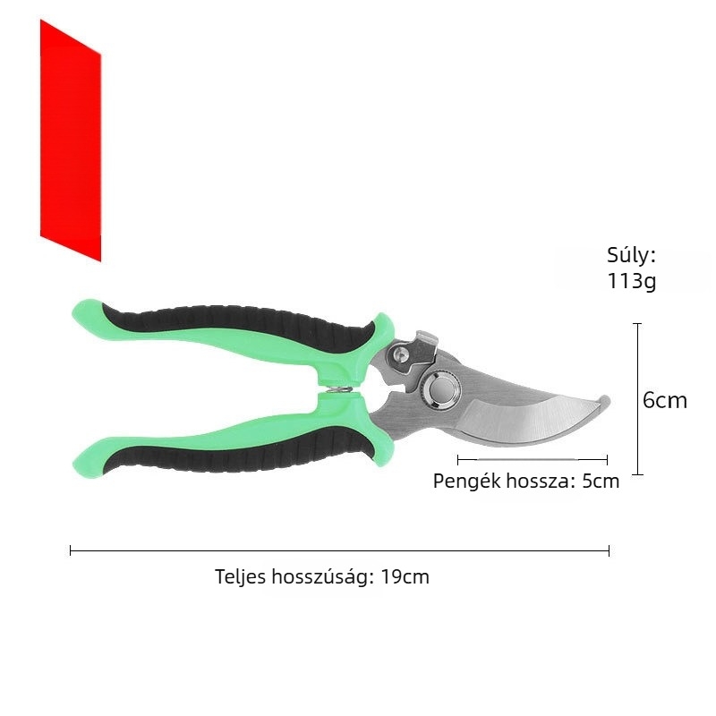 Ágvágó olló, gyümölcsszedő olló és bonsai metszőolló a gyümölcsfák kertészkedéséhez