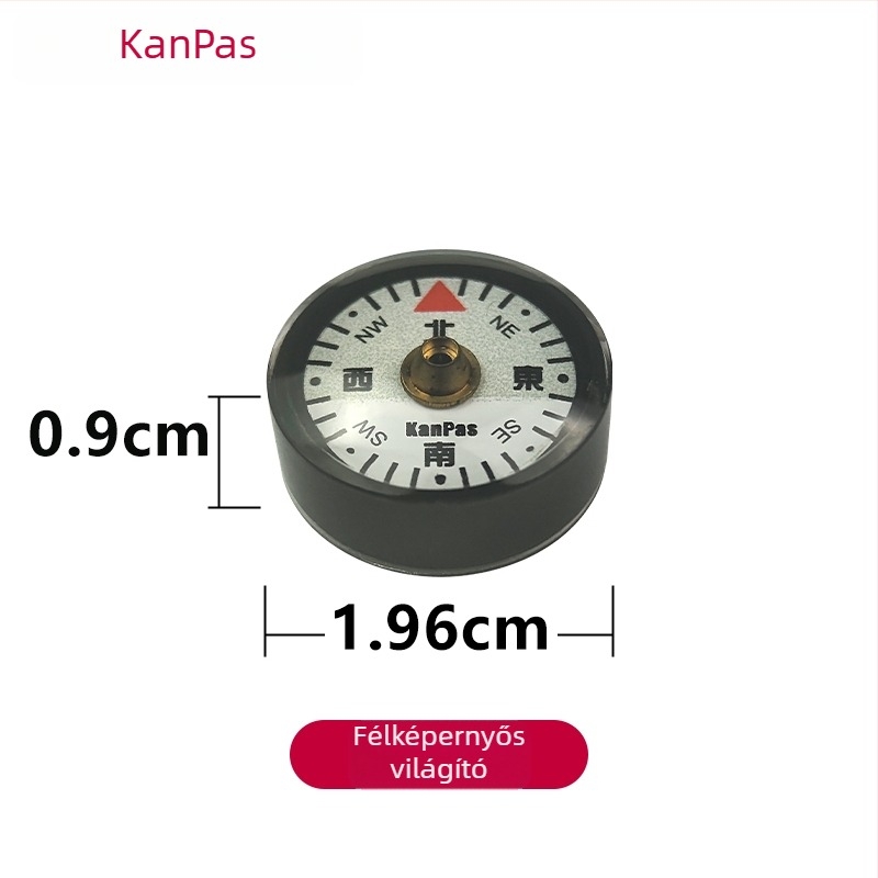 DIY mini iránytű készlet — hordozható, könnyű kültéri kiegészítő