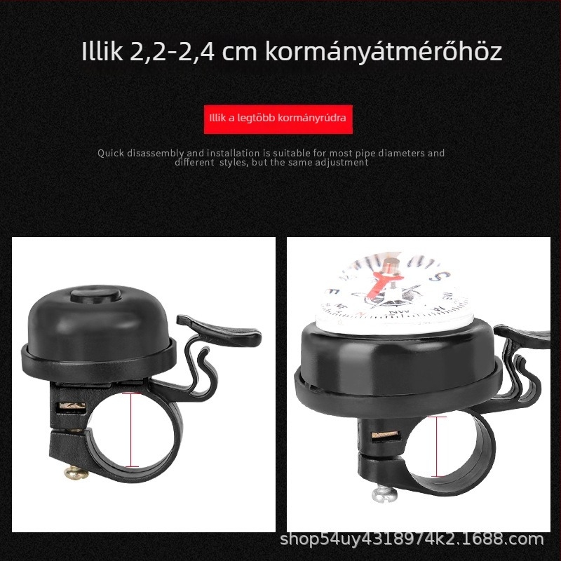 Hegymászó kerékpár csengő, Feng en; anyag: Más; nemek: semleges; nem gyerekeknek való; csomagolási kiegészítő