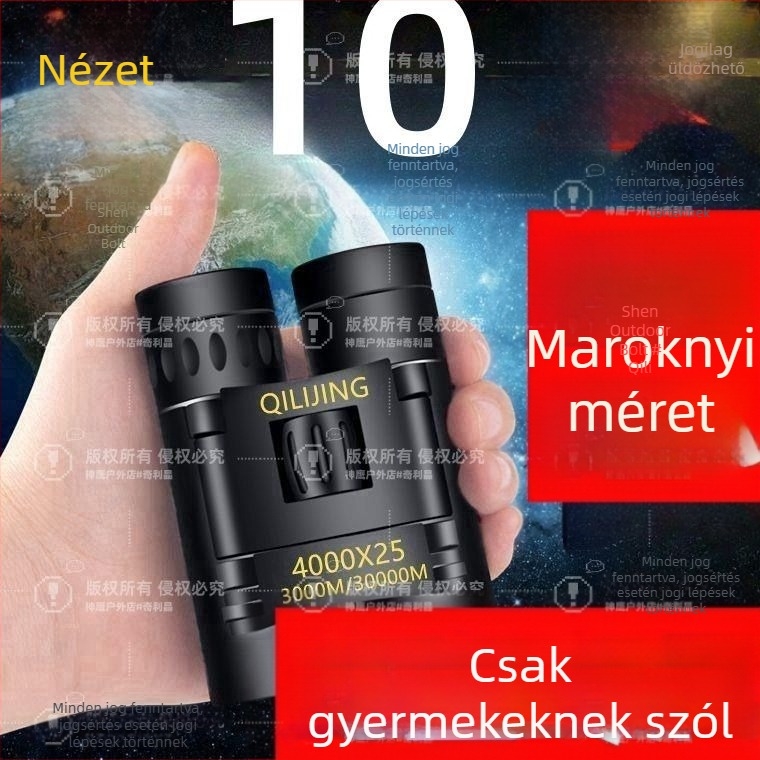 Automatikus fókuszú binokuláris éjjellátóval kültéri professzionális használatra