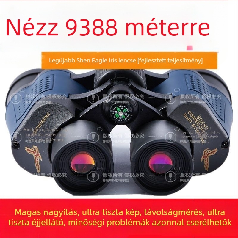 Automatikus fókuszú binokuláris éjjellátóval kültéri professzionális használatra