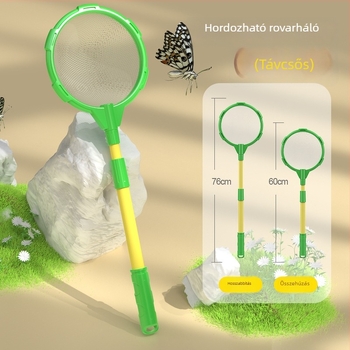 Rovarfigyelő készlet iránytűvel, nagyítóval és teleszkóppal – műanyag, DIY, fizika témájú oktató játék 4–6 éveseknek