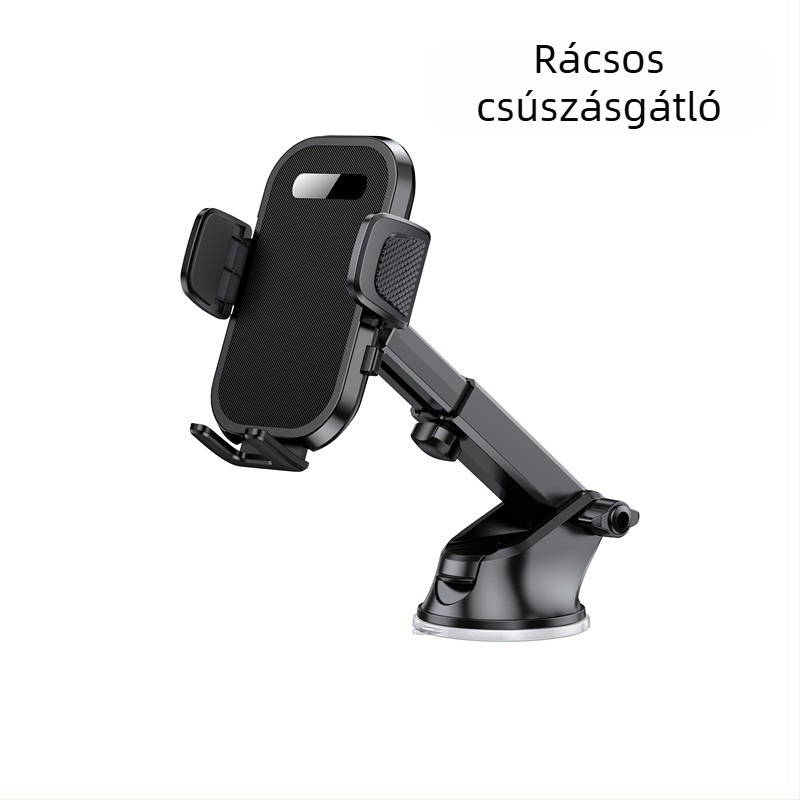 Autótelefon-tartó szívócsészével a műszerfalhoz (nem újratölthető; univerzális)