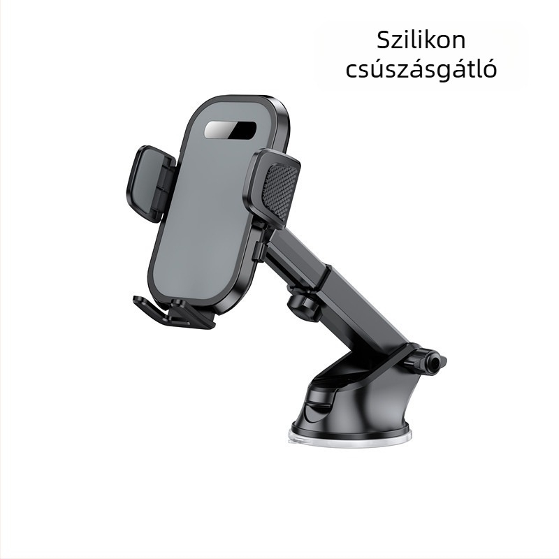 Autótelefon-tartó szívócsészével a műszerfalhoz (nem újratölthető; univerzális)