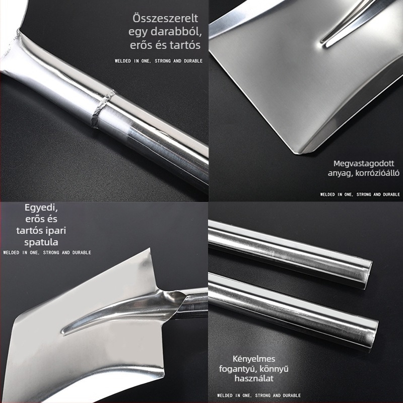 Origin rozsdamentes acél kertészeti lapát a talaj ásásához és lazításához, testreszabható feldolgozás