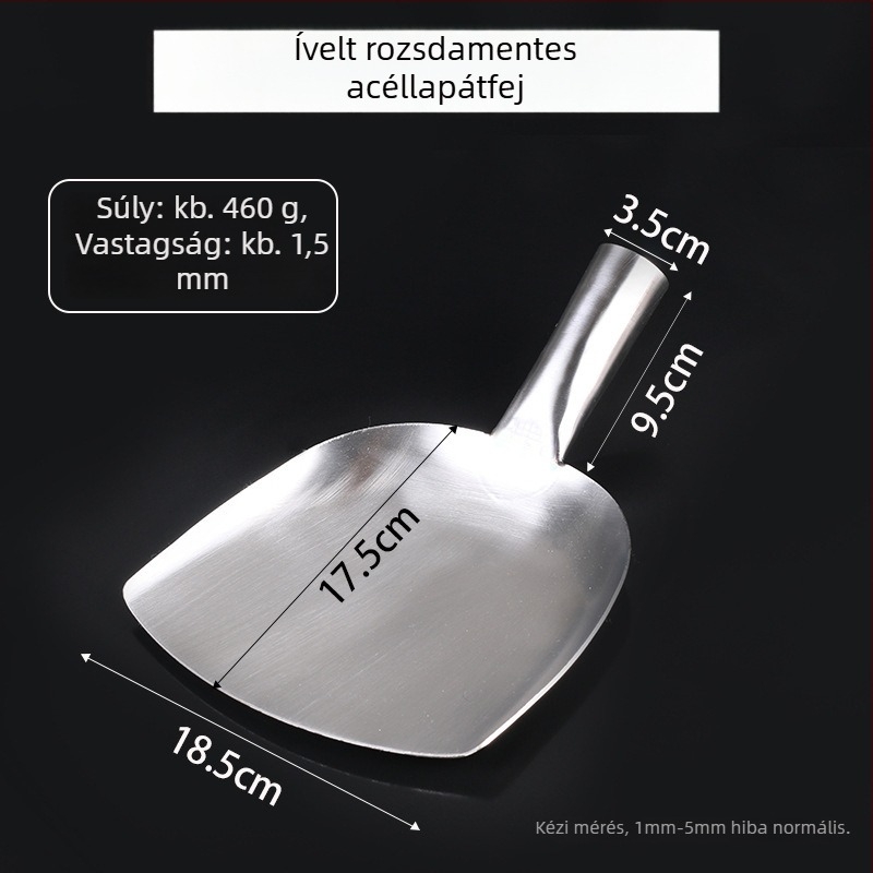 Origin rozsdamentes acél kertészeti lapát a talaj ásásához és lazításához, testreszabható feldolgozás