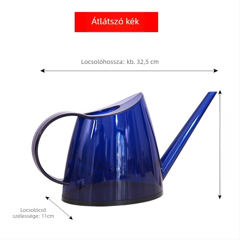 Öntöző kanna / permetező, műanyag, átlátszó matt felület, kertészkedéshez