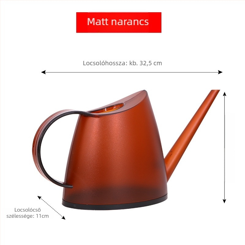 Öntöző kanna / permetező, műanyag, átlátszó matt felület, kertészkedéshez