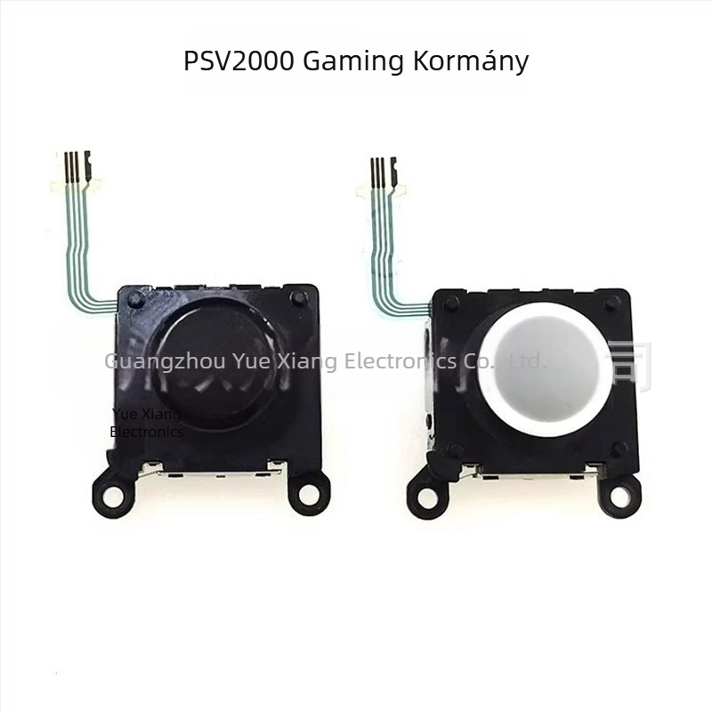 PSV1000/2000-hez készült játékjoystick 3D irányítással PSVita számára, bal és jobb fogantyúhoz, PS/2 interfész, erő-visszacsatolás, műanyag ház, tömeg 0,05 kg