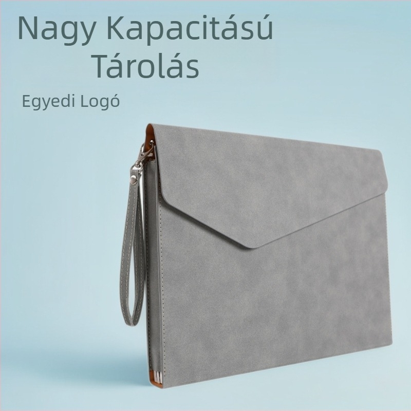 Huicai Stationery dokumentumtáska, PU anyag, snap-on és slope forma