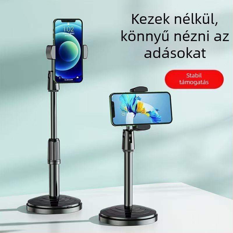 Hosszabbítható éjjeliszekrény-tartó telefonhoz és iPadhez – műanyag, IP-stílus, ágyban és kollégiumban használatra