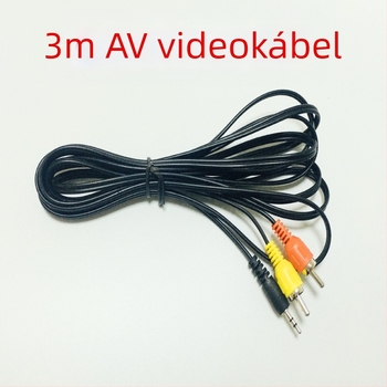 2,5mm-es AV videokábel a TV-hez, tiszta réz mag, réz vezető, tömeg 0,1