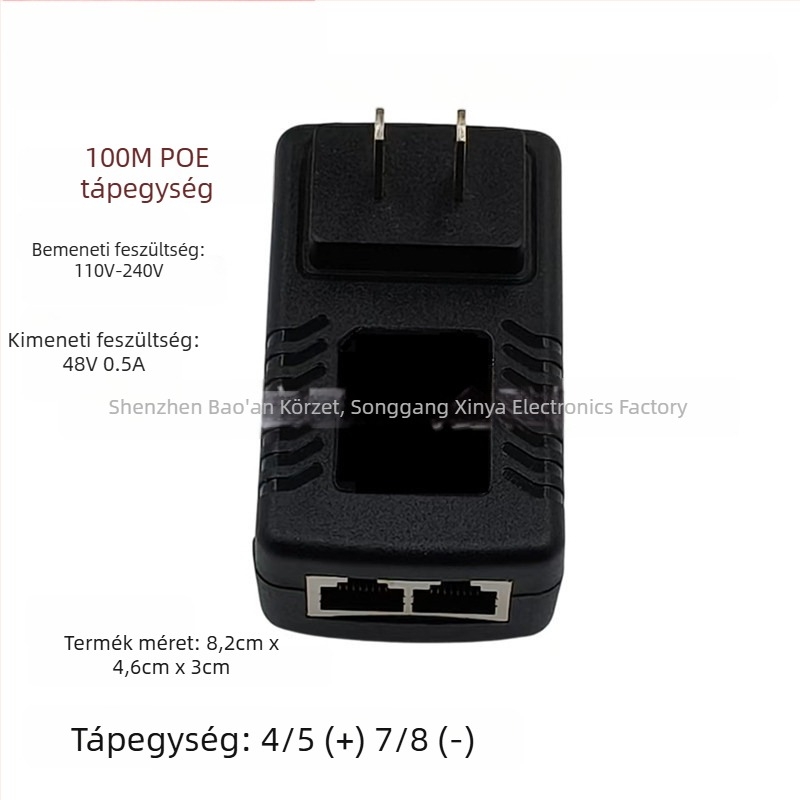 PoE tápegység modul felügyeleti kamerákhoz, 48V, vezeték nélküli AP-híd adapter, külön offline tápegység, verzió V05