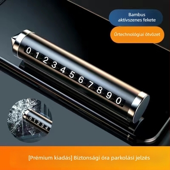 Rejtett autós eszköz – ablakbetörő és a rendszám/telefon díszítő elem, vészhelyzeti parkolási kalapács (Márka: Neck strength; Anyag: Egyéb; Eredet: Yiwu; Típus: Rejtett; Modell: Egyéb)