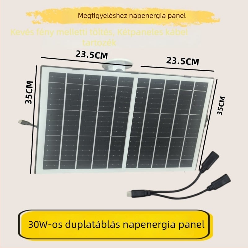 Megfigyelésre szánt napelemes panel – Le’an márka, Modell Le-ups, Eredet: Dongguan, Típus: Adapter