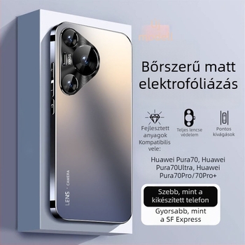 Huawei Pura70 telefontok – matt felület, ultra vékony, teljes lefedettség, ütésálló, PC anyag