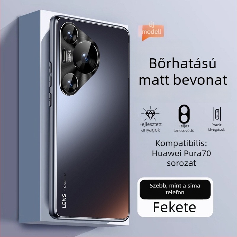 Huawei Pura70 telefontok – matt felület, ultra vékony, teljes lefedettség, ütésálló, PC anyag