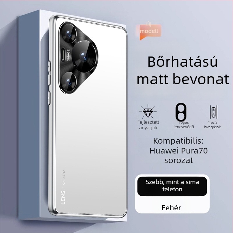 Huawei Pura70 telefontok – matt felület, ultra vékony, teljes lefedettség, ütésálló, PC anyag