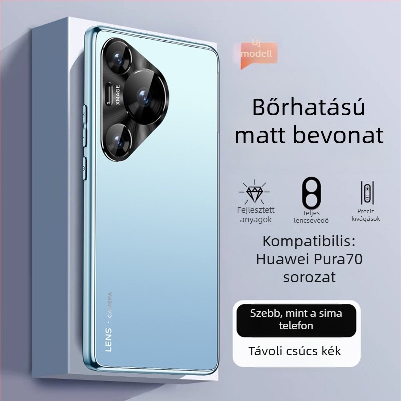 Huawei Pura70 telefontok – matt felület, ultra vékony, teljes lefedettség, ütésálló, PC anyag