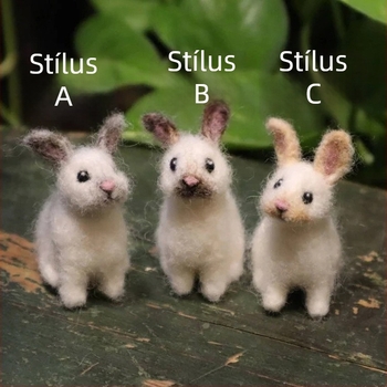 Kerti plüss nyuszi dísz — karikatúra stílus, kis tételben testreszabható, kertdekorációhoz, márka Jogo