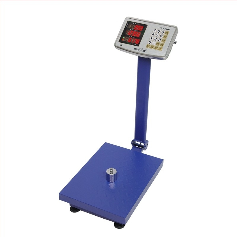 Shen xin – 150 kg kapacitású elektronikus asztali mérleg, elektronikus mérés, tápellátás: akkumulátor vagy hálózat, többfunkciós
