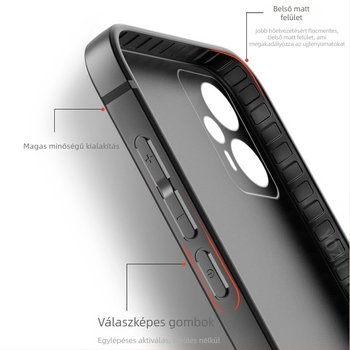 Redmi Note 12 Turbohoz készült szilikon tok